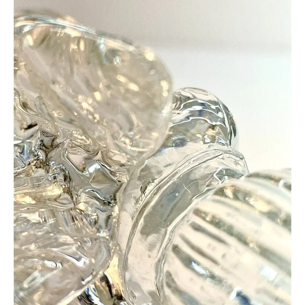 Vintage Christmas Nativity Angel Crystal Figurine Sculpture Brilliant 4